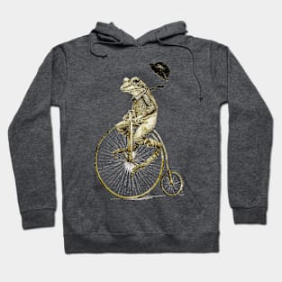 The Penny Farthing Frog Hoodie